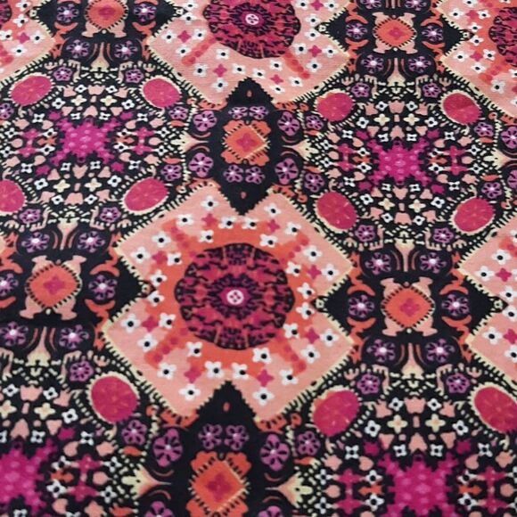 WRAPPER Pink Purple and Black Ruffle Bottom Skirt - Picture 9 of 9